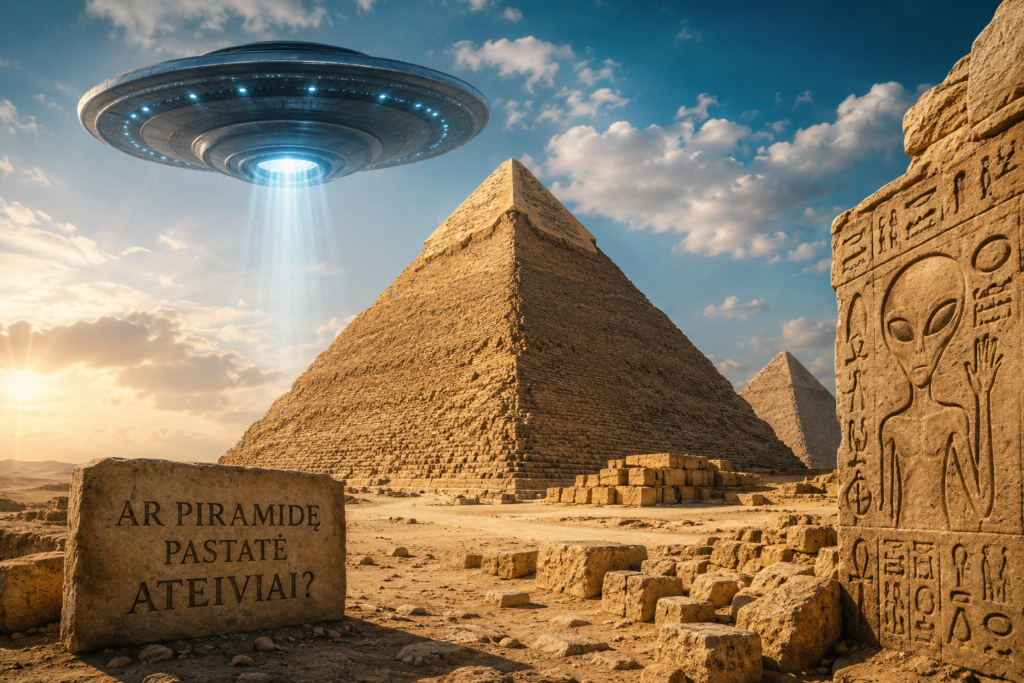 Ar Egipto piramides pastatė ateiviai