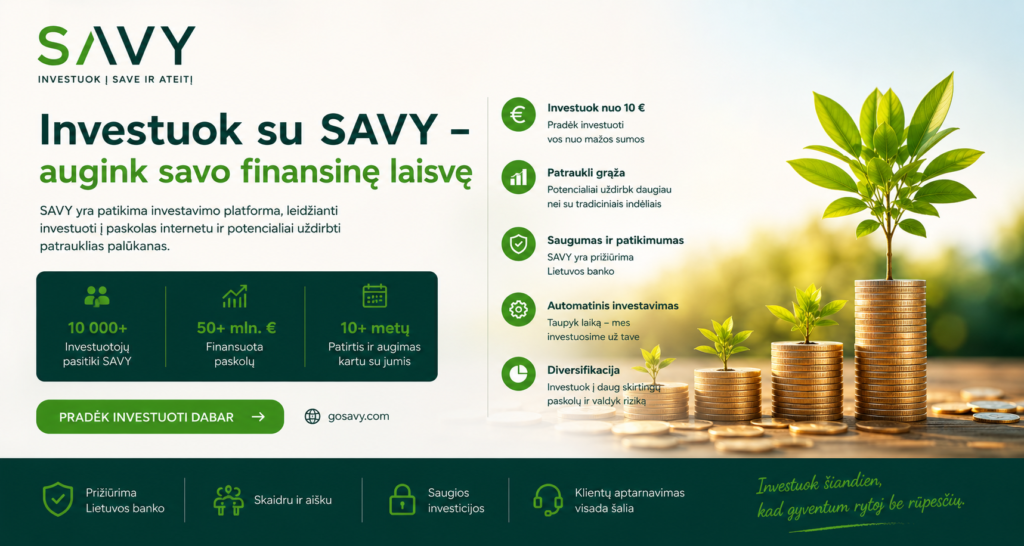 Investuok su SAVY