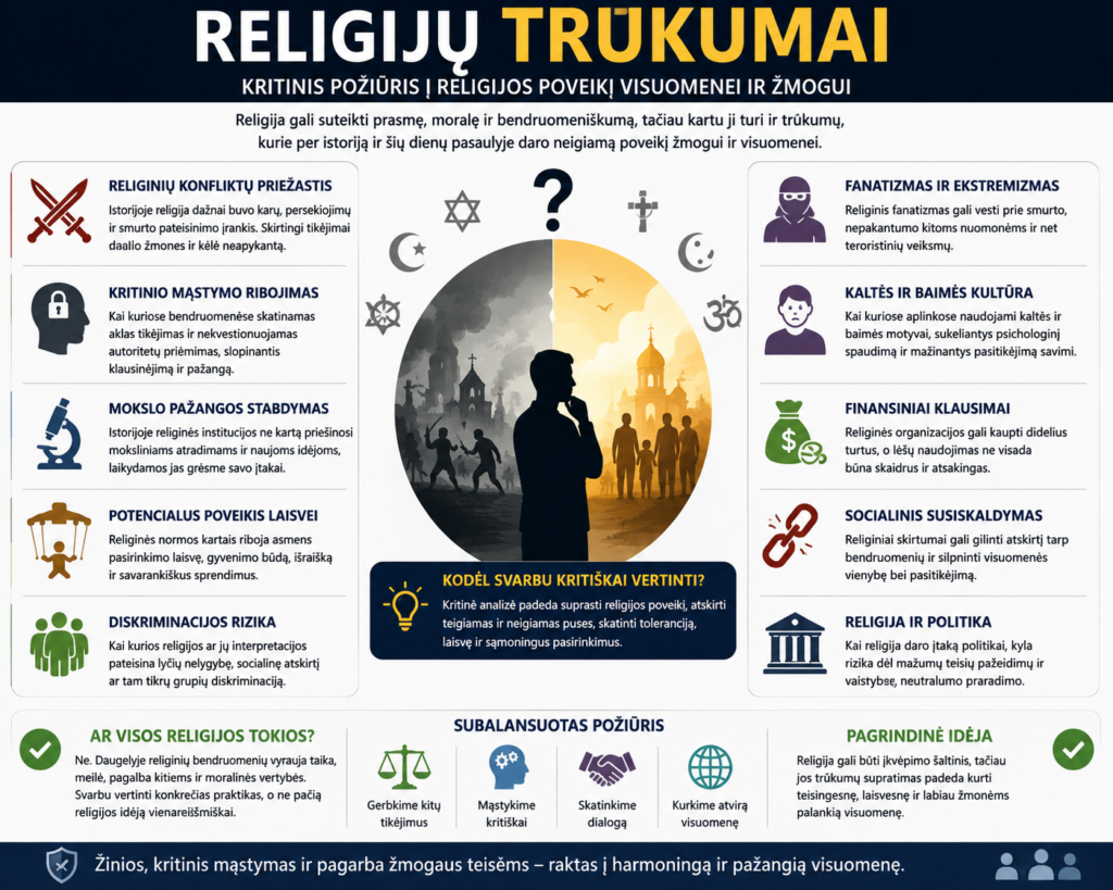 Religijų trūkumai