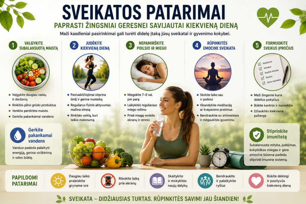 Sveikatos patarimai