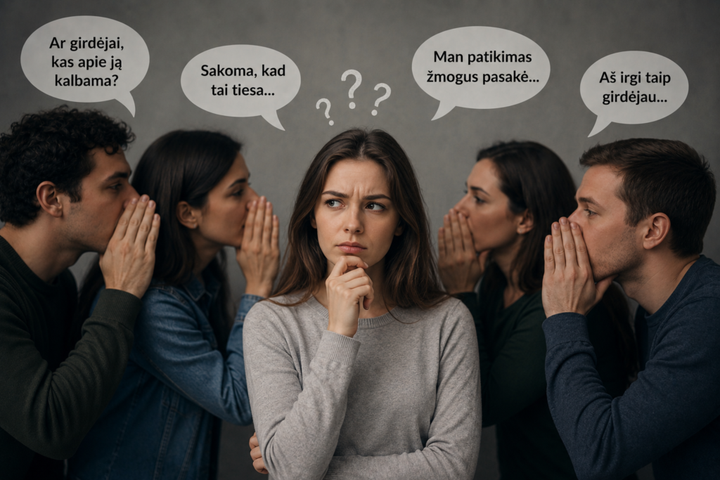 Žmonės, kurie tiki gandais