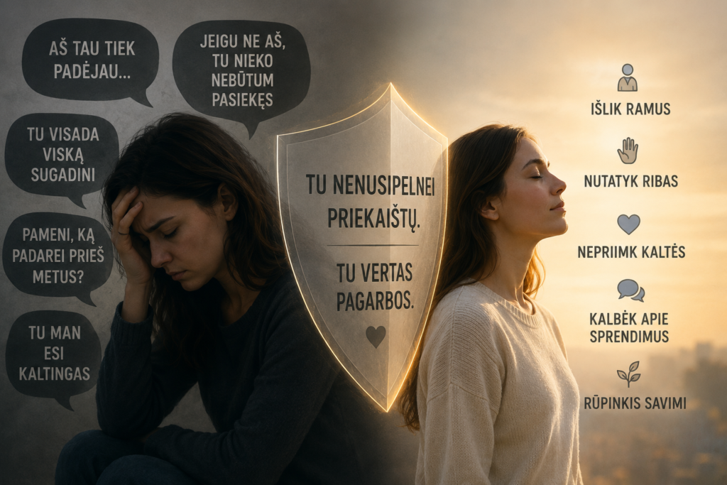 Mėgsta prikišinėti