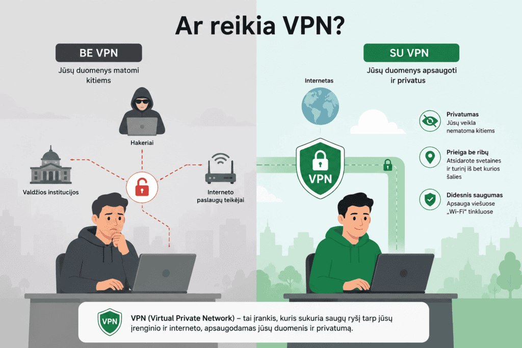 Ar tikrai reikia VPN