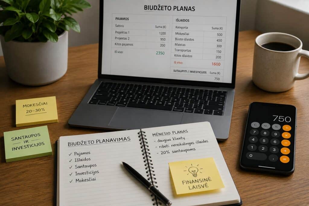 Biudžeto planavimas freelanceriams