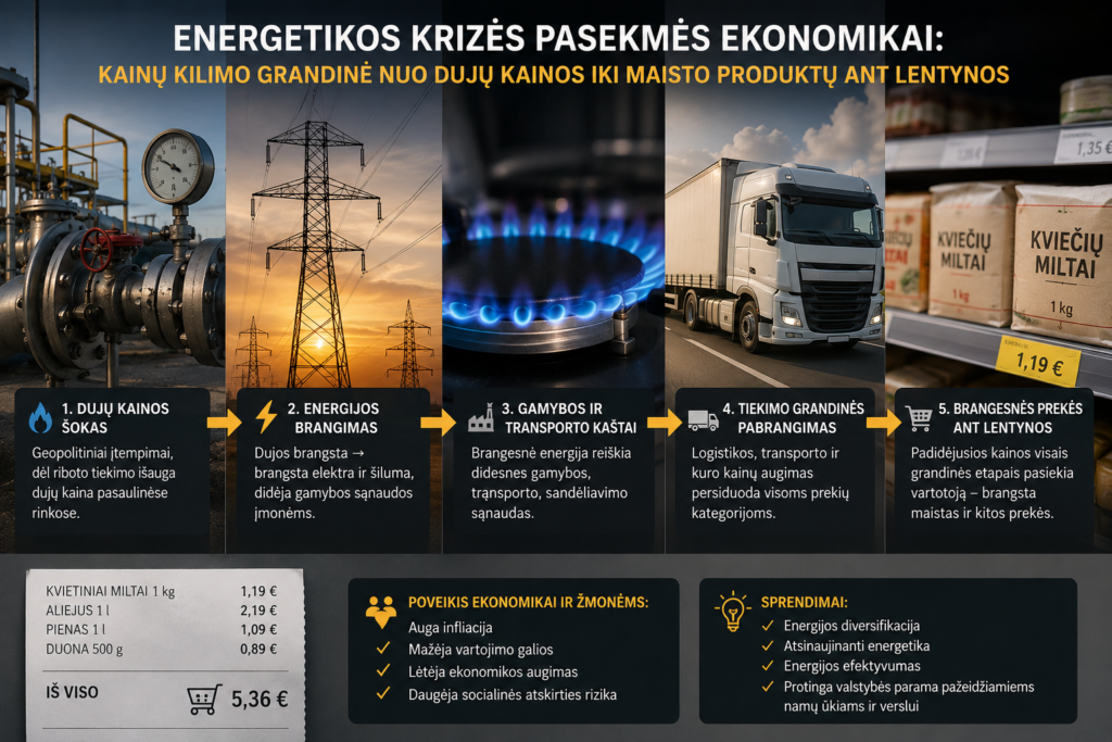 Energetikos krizės pasekmės ekonomikai