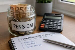 III pakopos pensijų kaupimas 2026
