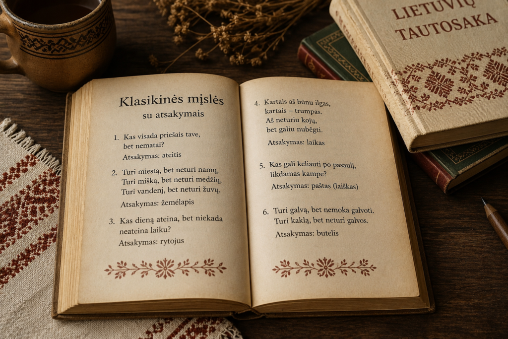 Klasikinės mįslės su atsakymais