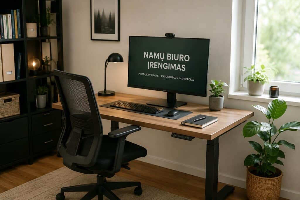 Namų biuro įrengimas nuo nulio