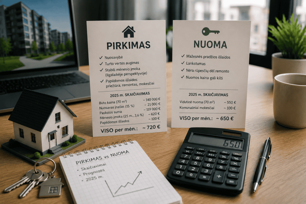 Pirkimas ar nuoma Lietuvoje