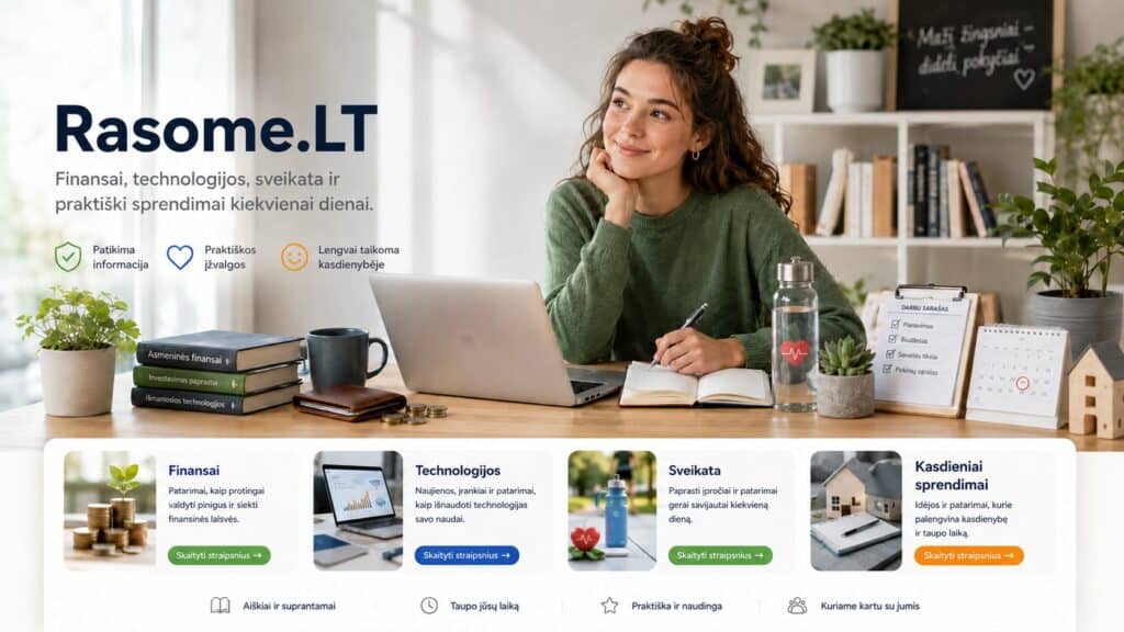 Rasome.lt – finansai, technologijos, sveikata ir praktiški gidai